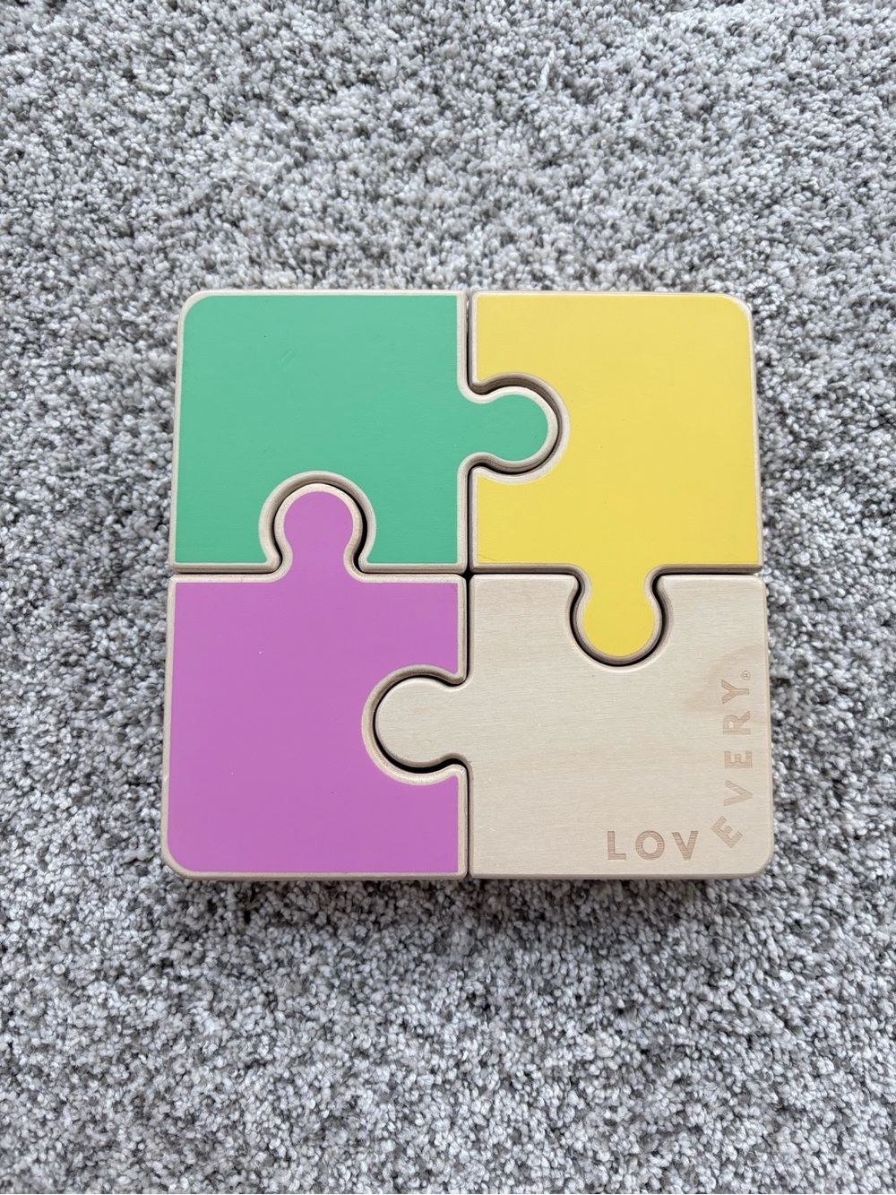 Lovevery Chunky Wooden Jigsaw Puzzle